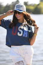 Polka Dot USA Tee
