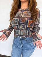 Hallow Mesh Tops