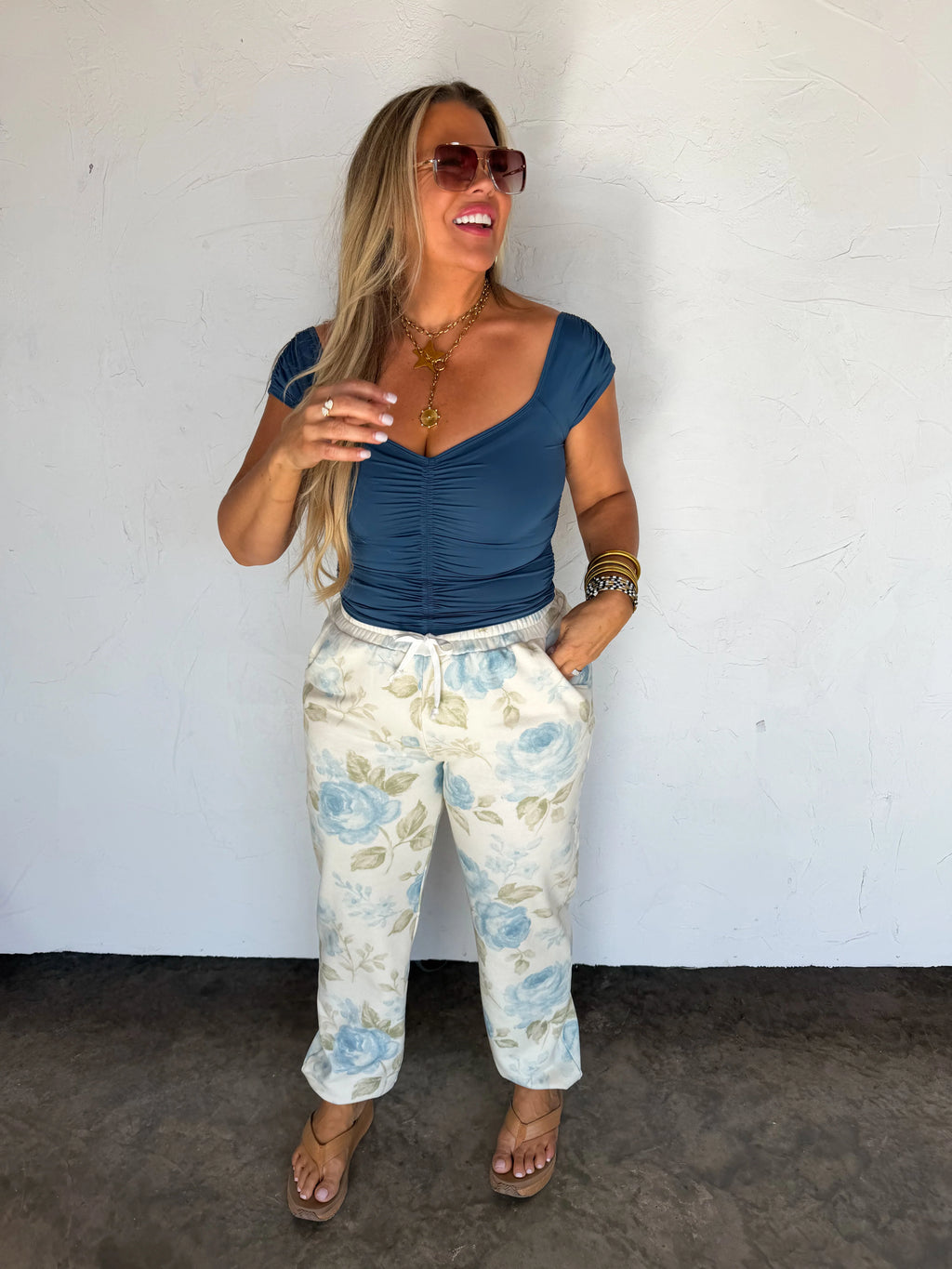 Out and About Cap Sleeve Top