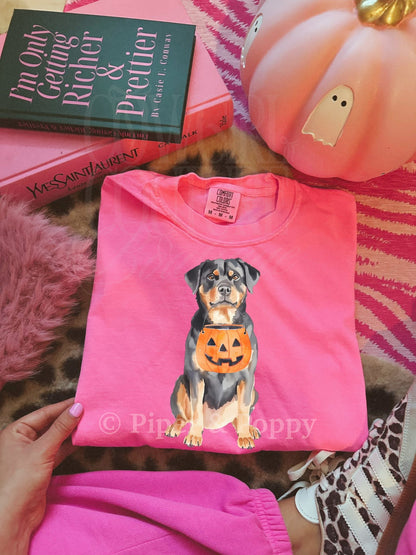 Large Dog Breeds Pumpkin Tee