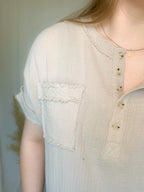 Griffin Gauze Top - Piper & Poppy