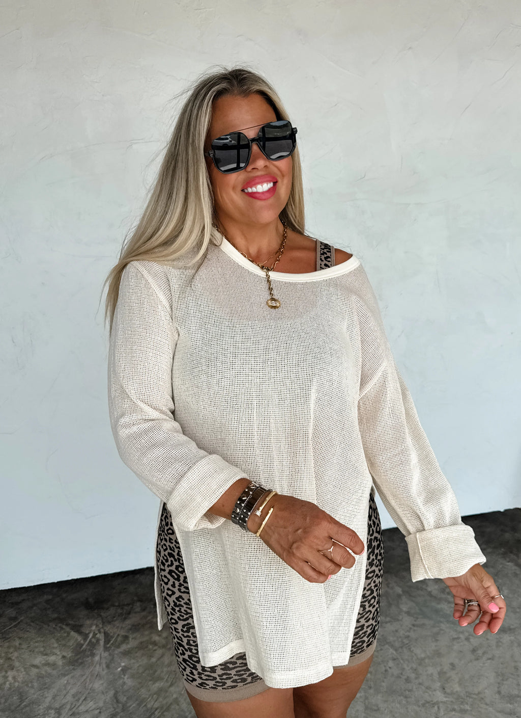 Mellow Mesh Cotton Top