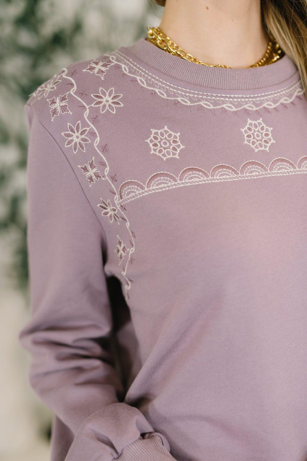Sunday Morning Matching Set In Dusty Mauve