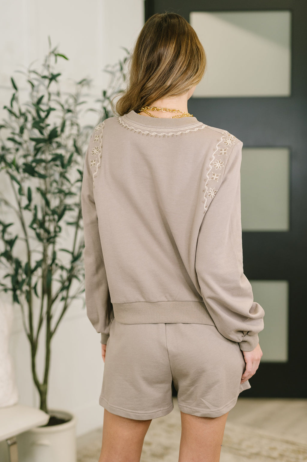Sunday Morning Matching Set in Taupe