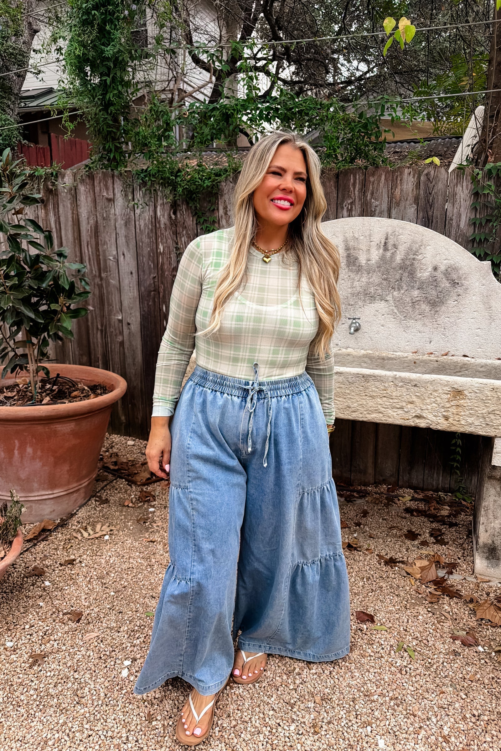 Southern Charm Dress It Up Mesh Tops