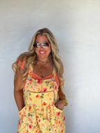 Marlowe Floral Overalls