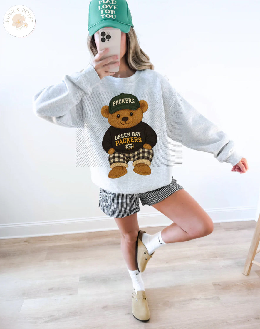 Vintage Packers Teddy Tee or Crew