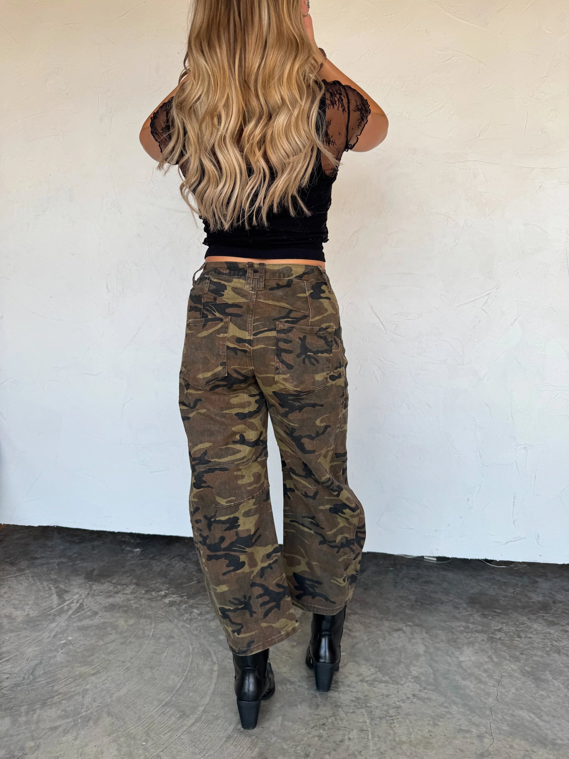 Urban Camo Distressed Jeans
