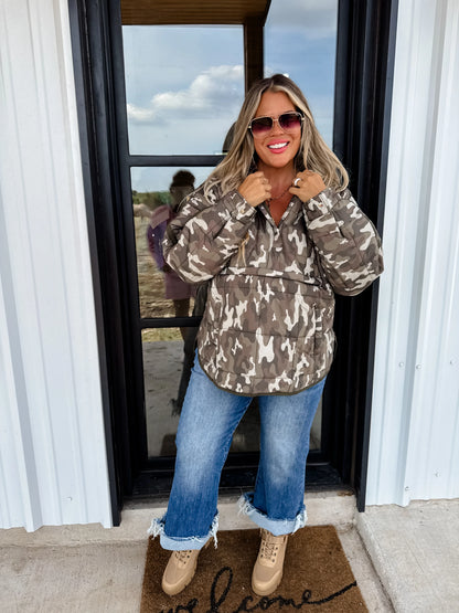 Printed Peyton Puffer Jacket