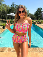 Amalfi Blooms Swim Set