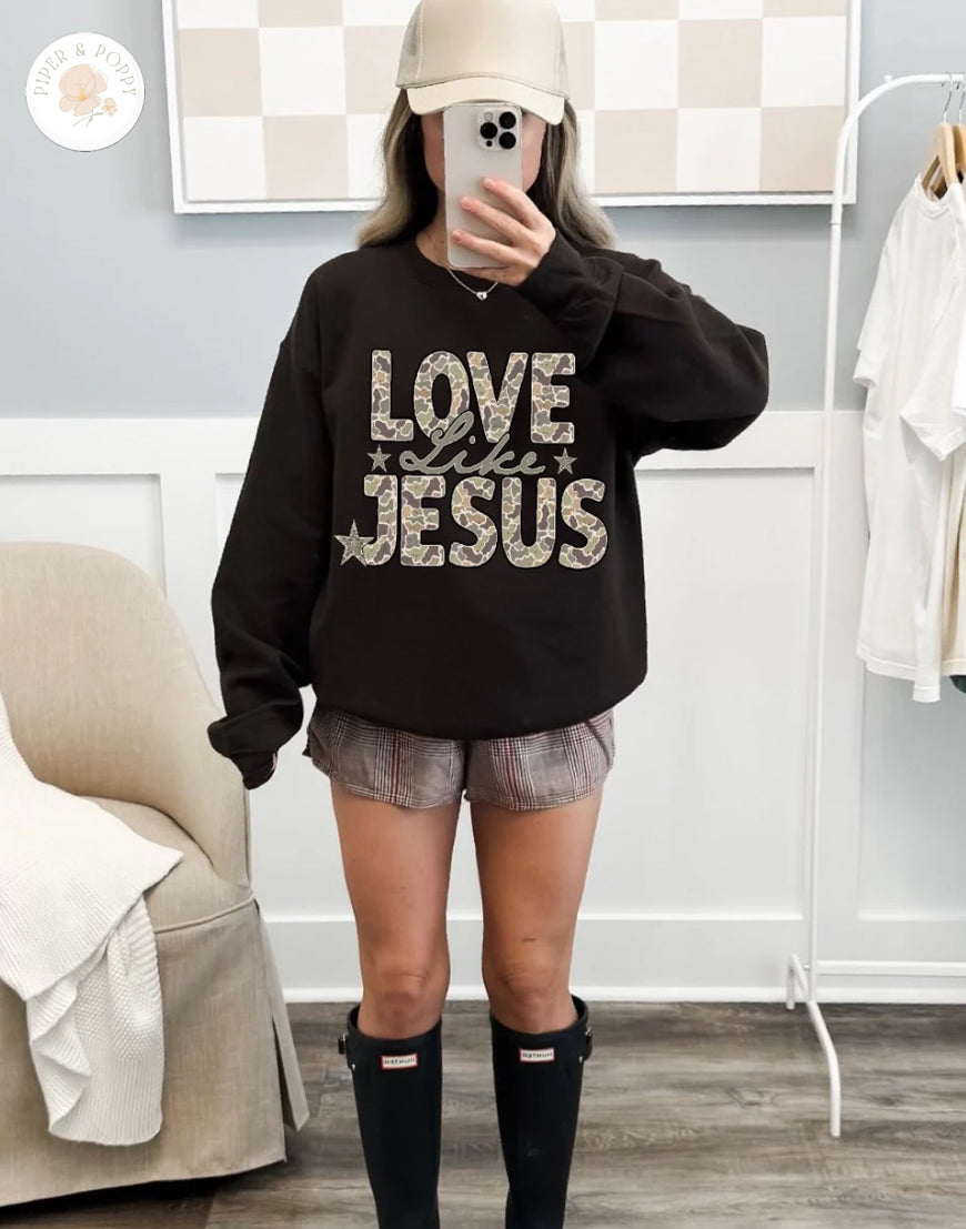 Love Like Jesus Tee or Crew