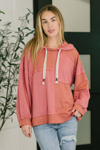 Piper Mixed Print Hoodie