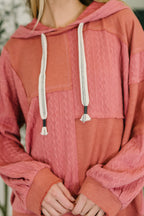 Piper Mixed Print Hoodie