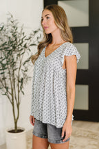 Bloom Service V-Neck Blouse