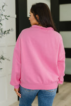 Bonbon Delight Half Zip Pullover