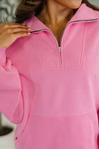 Bonbon Delight Half Zip Pullover