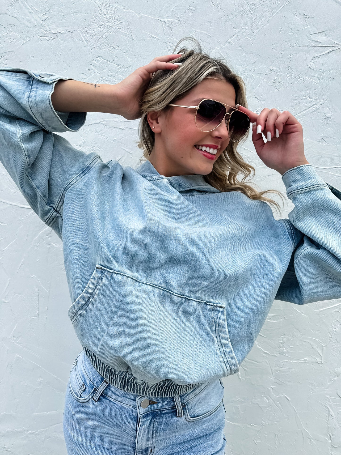 Denim Blues Classic Pullover