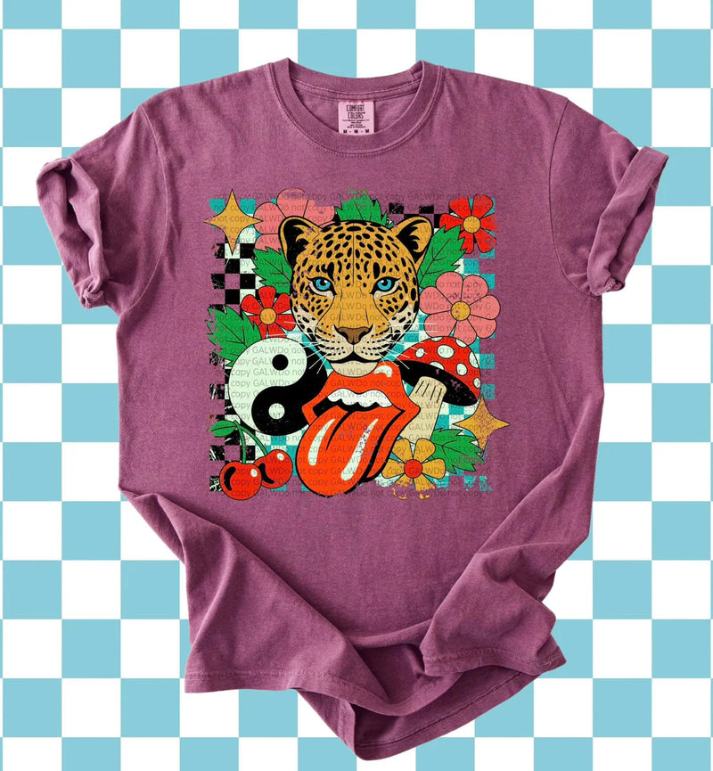 Tiger Groovy Collage Tee