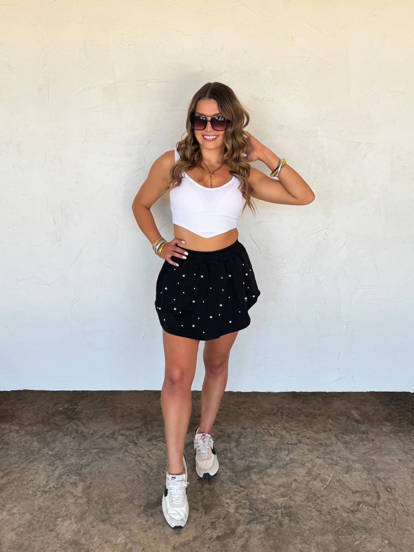 Pretty In Pearls Skort