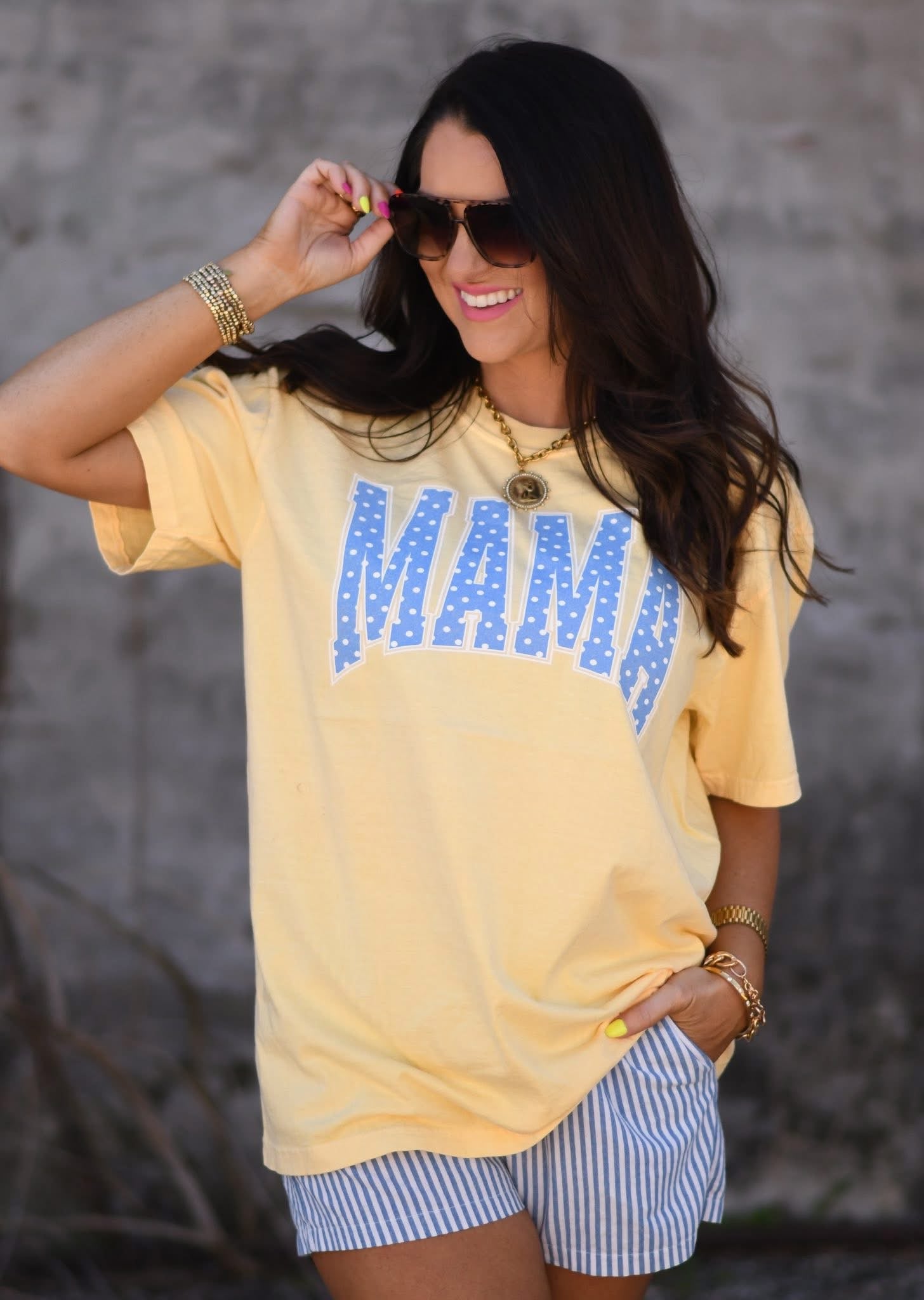 Polka Dot Mama Tee