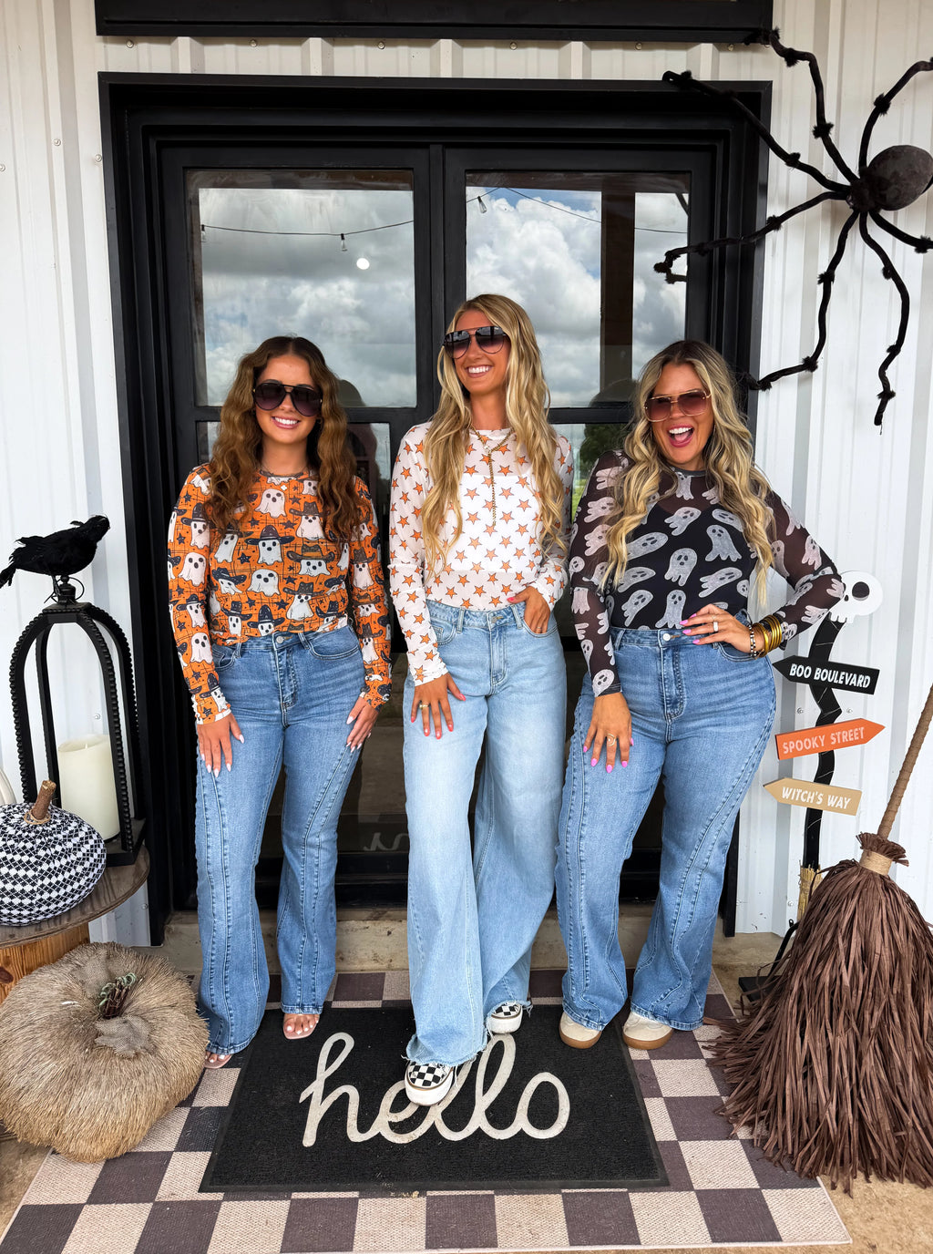Hallow Mesh Tops