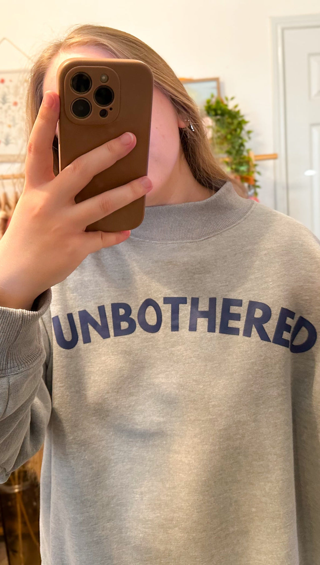 Unbothered Mock Neck Pullover