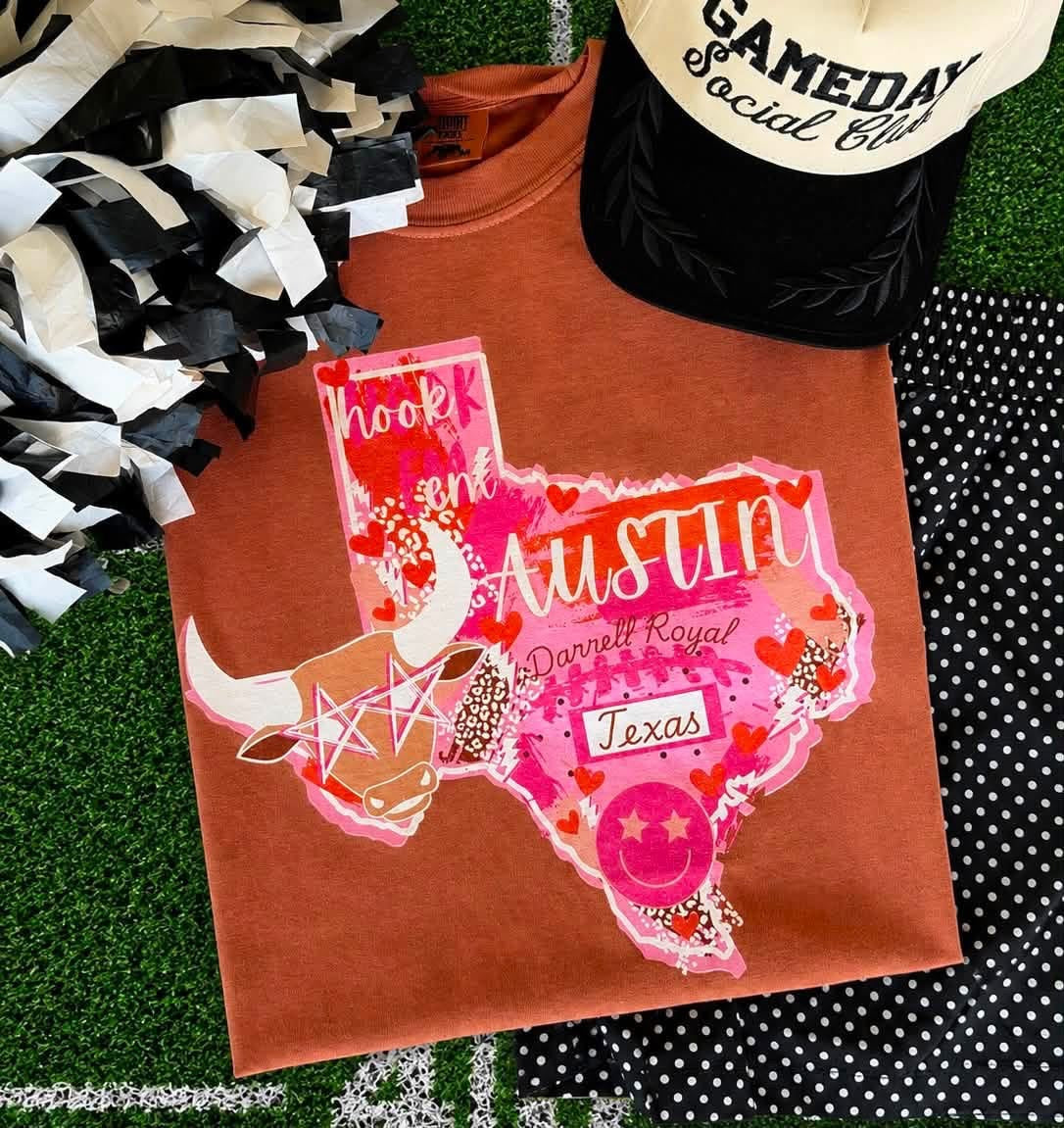 Longhorns Collage Tee