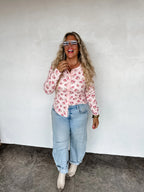 Mabel Snap Button Waffle Top