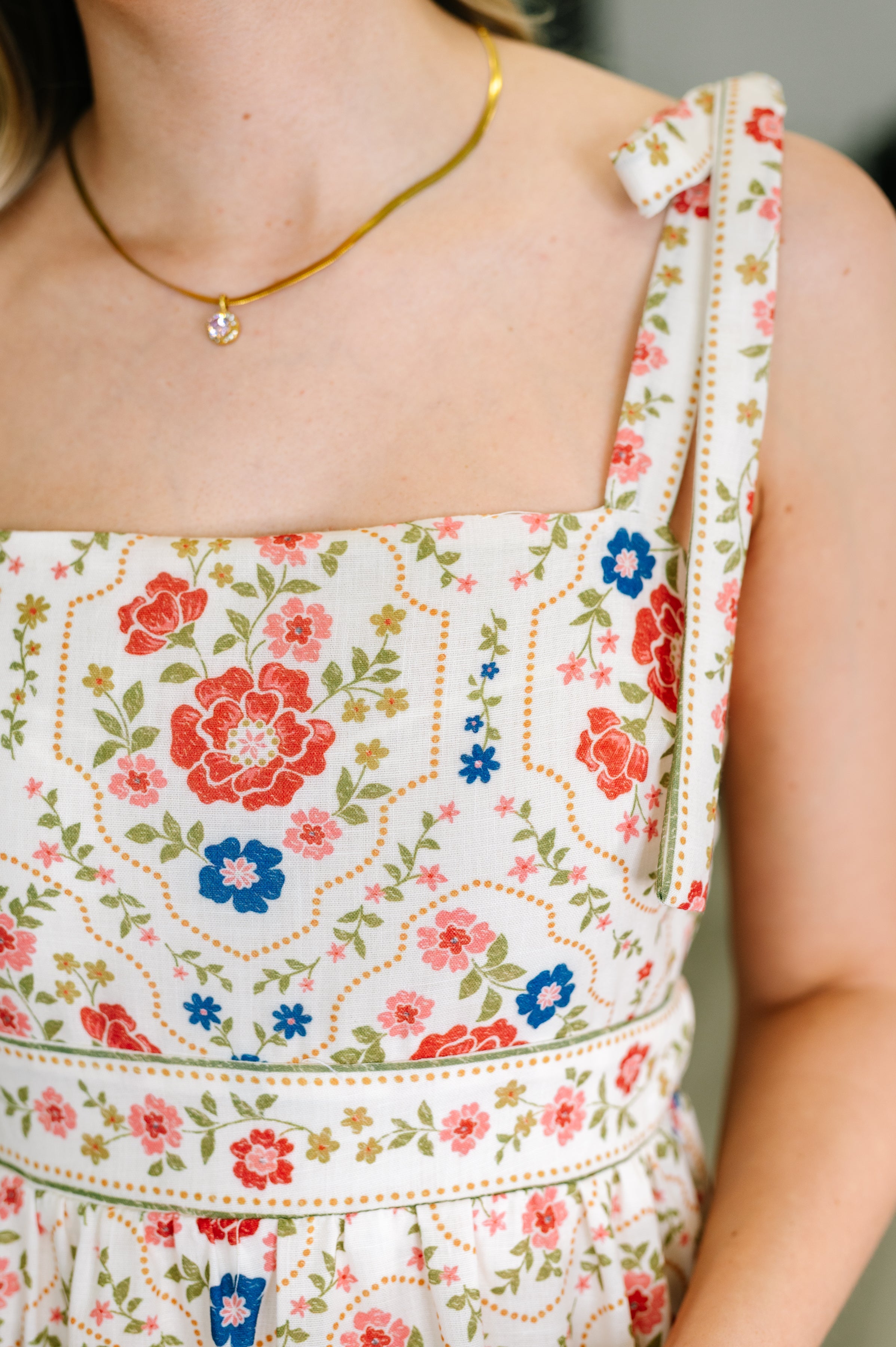 Country Crush Adjustable Strap Dress