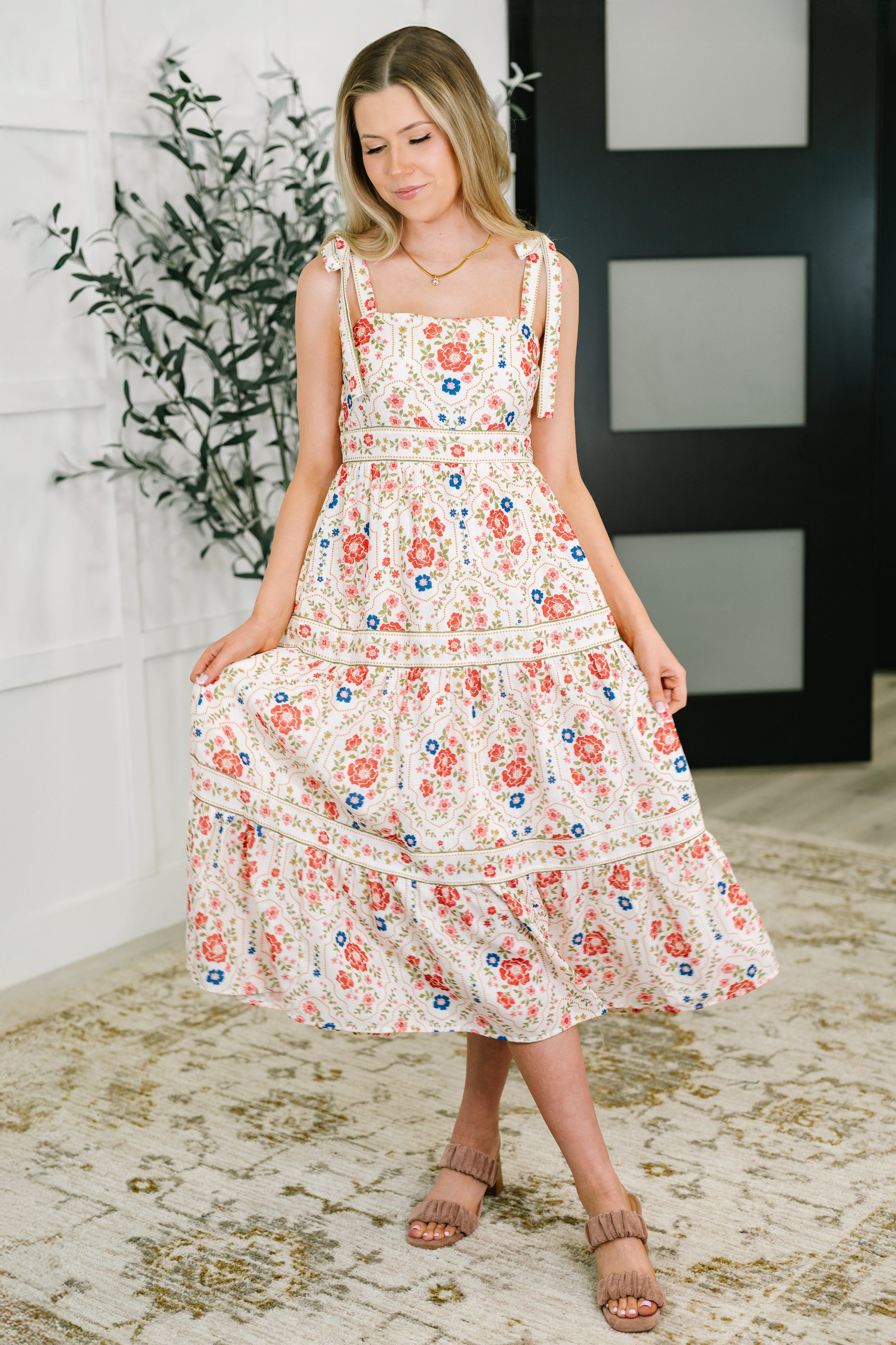 Country Crush Adjustable Strap Dress