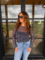 Hallow Mesh Tops