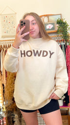 Howdy Mock Neck Pullover