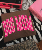 Dog Mama Checkered Tee