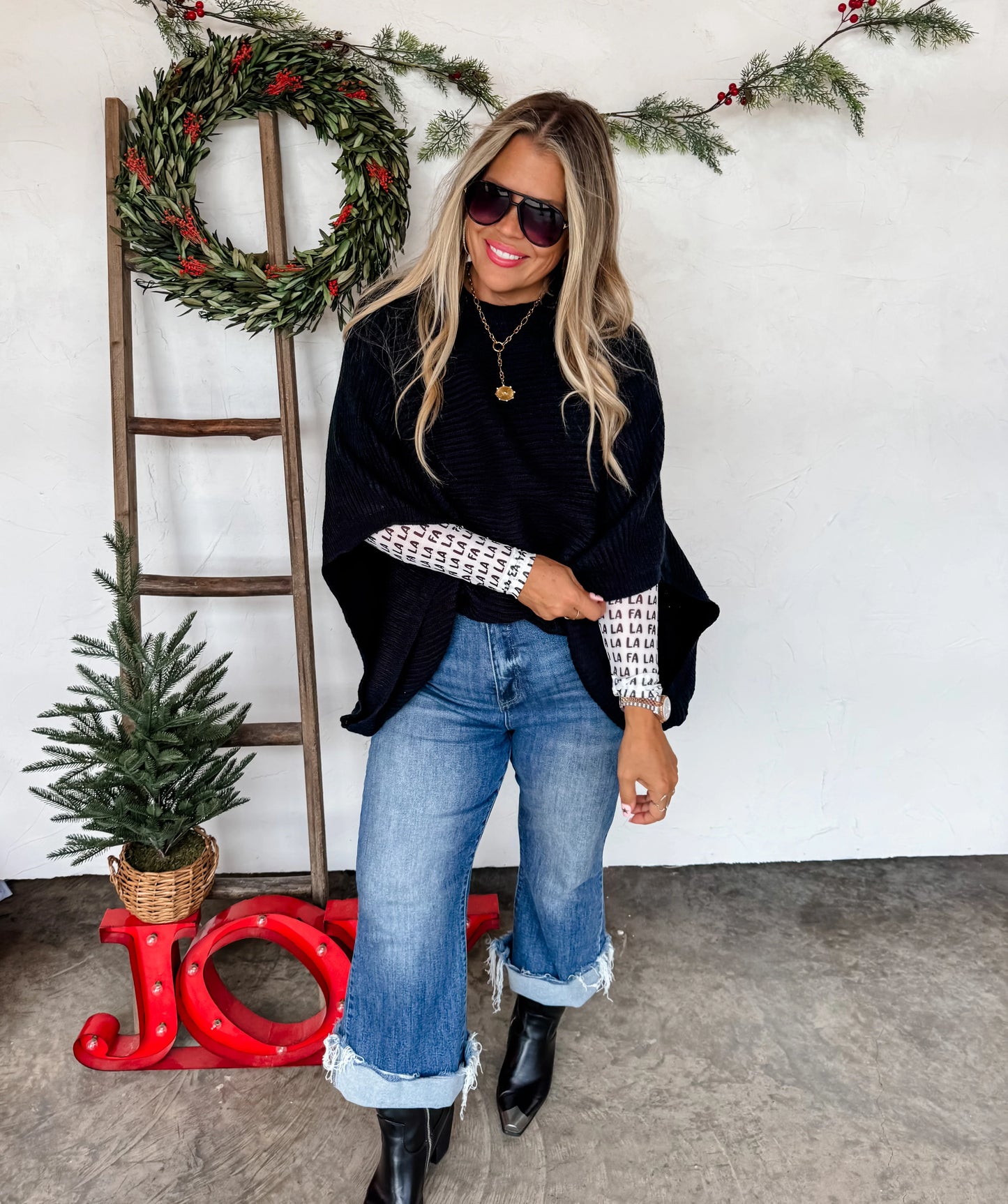 Meg Pullover Poncho