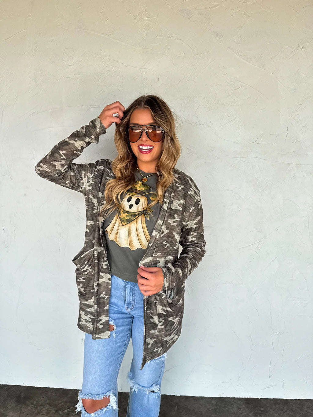 Camo Ghost Graphic Tee