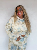 Lila Lace Hoodie Pullover