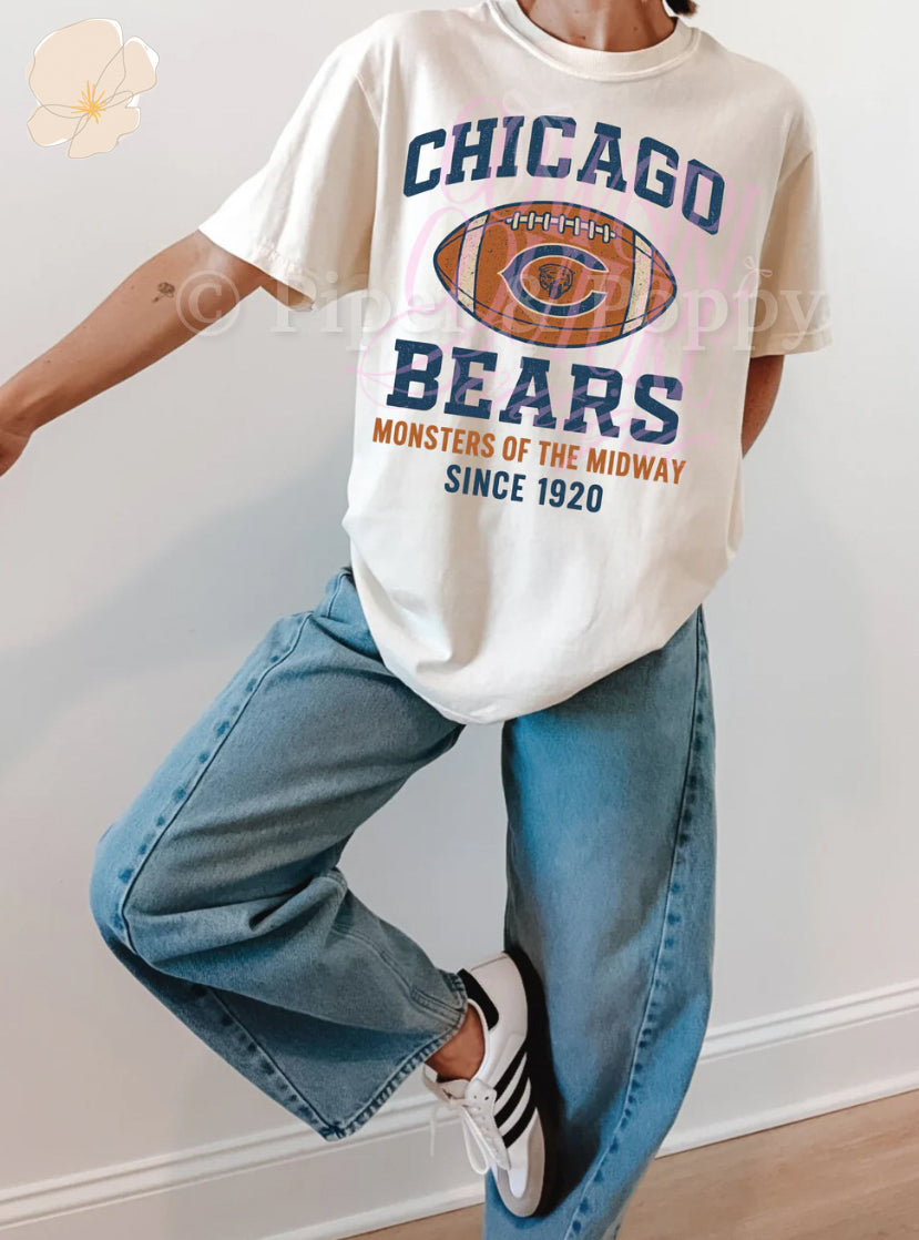 Vintage Bears Tee or Crew