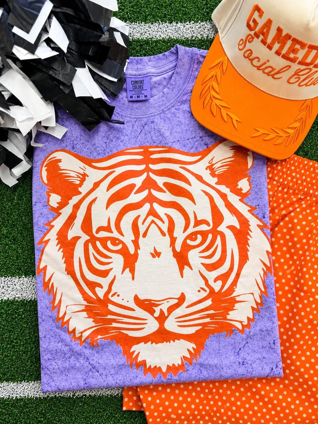 Tiger Purple Colorblast Tee