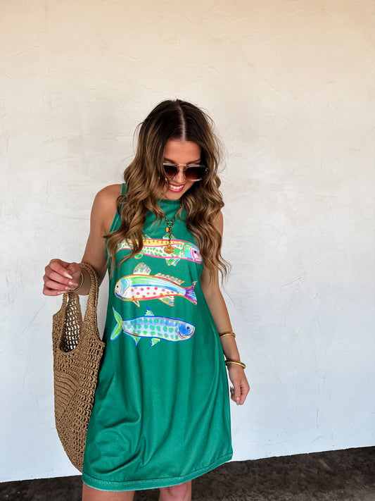 Tropic Terry Dress