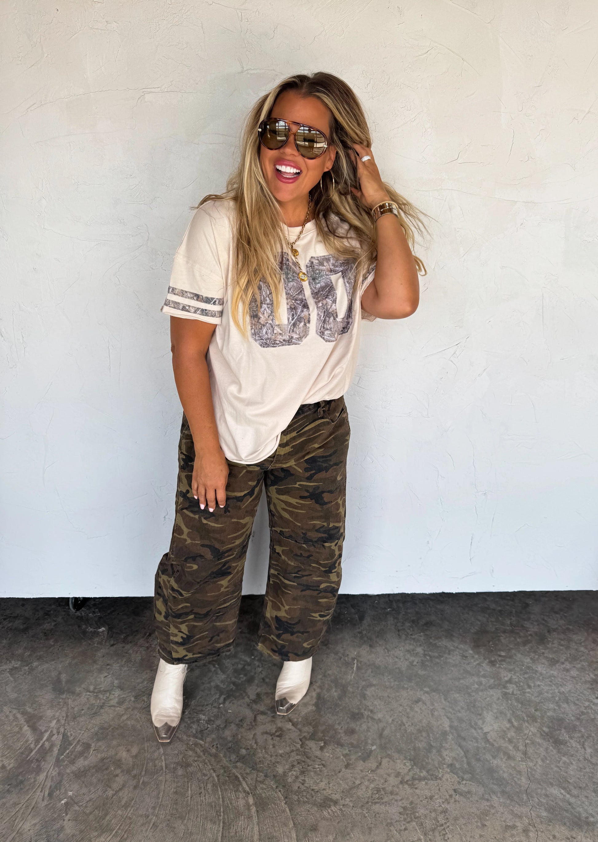 Urban Camo Distressed Jeans
