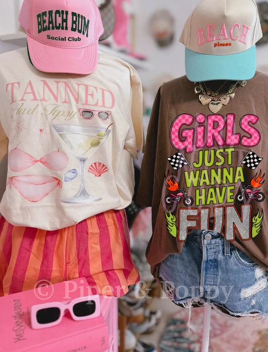 Espresso Girls Just Wanna Have Fun Tee