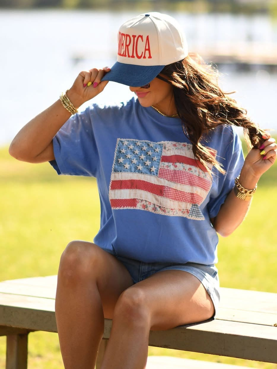 Patchwork Flag Tee