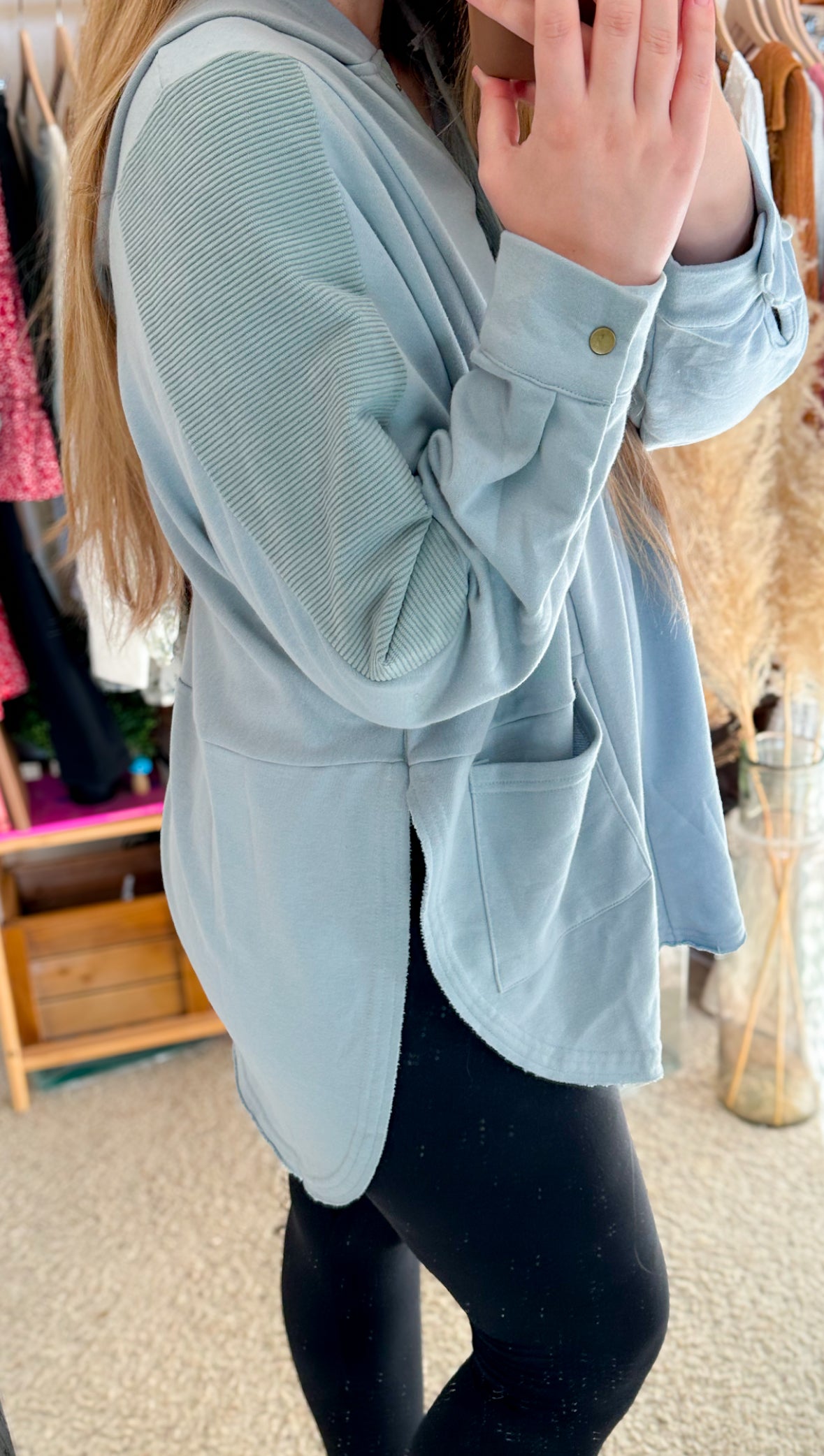 Off Duty Henley Hoodie