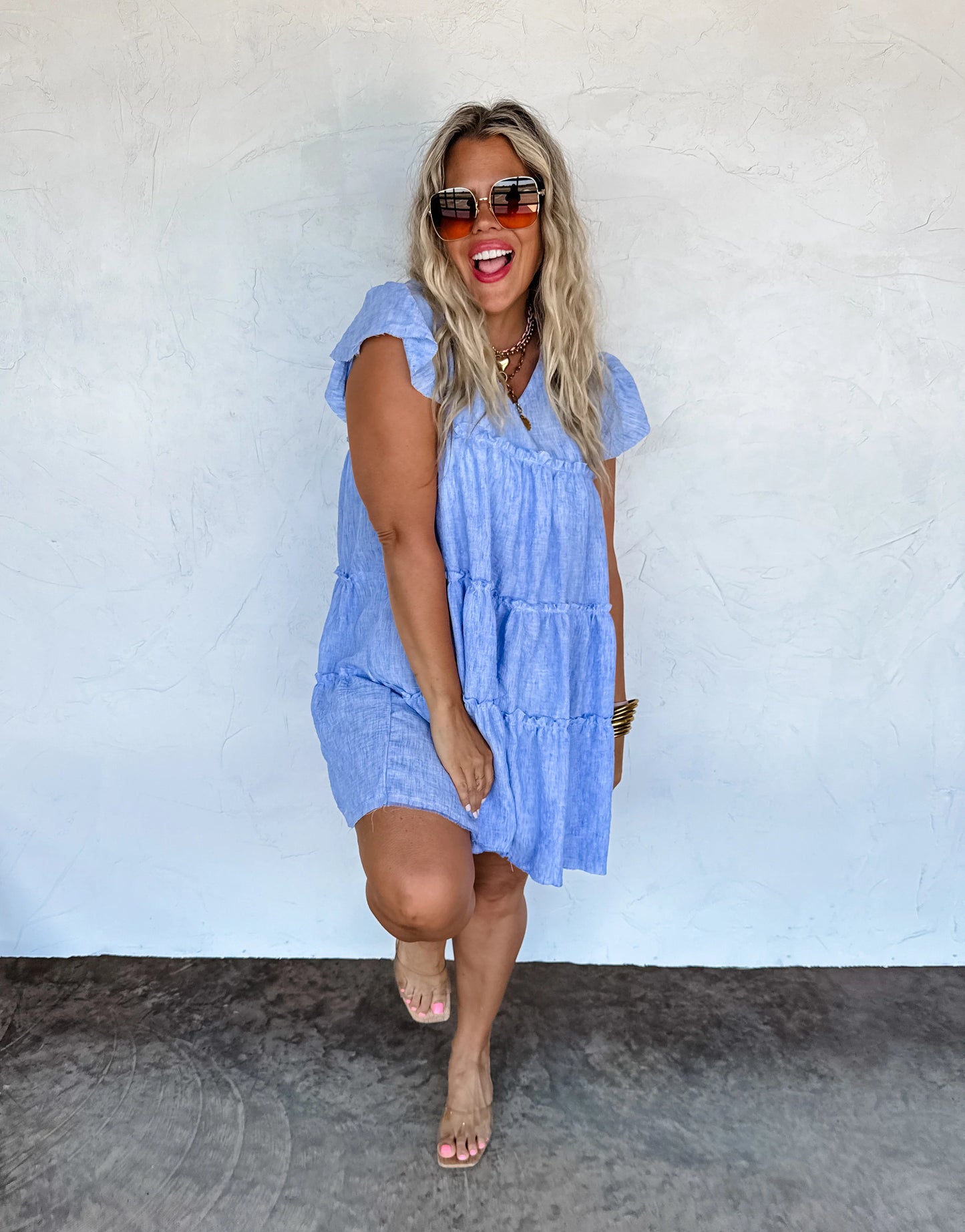 Day Dreaming Ruffle Dress