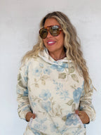 Lila Lace Hoodie Pullover