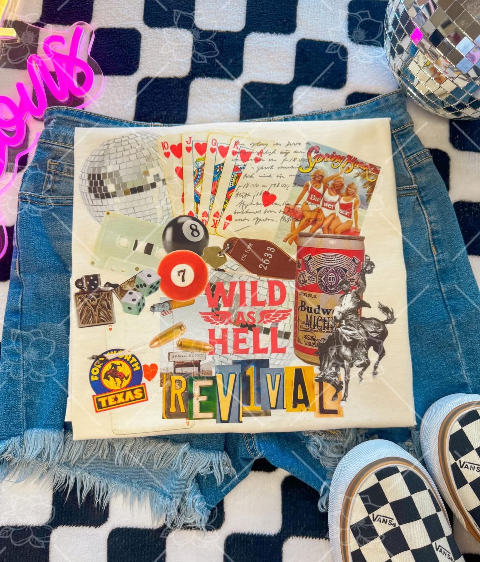 Wild & Free Collage Tee
