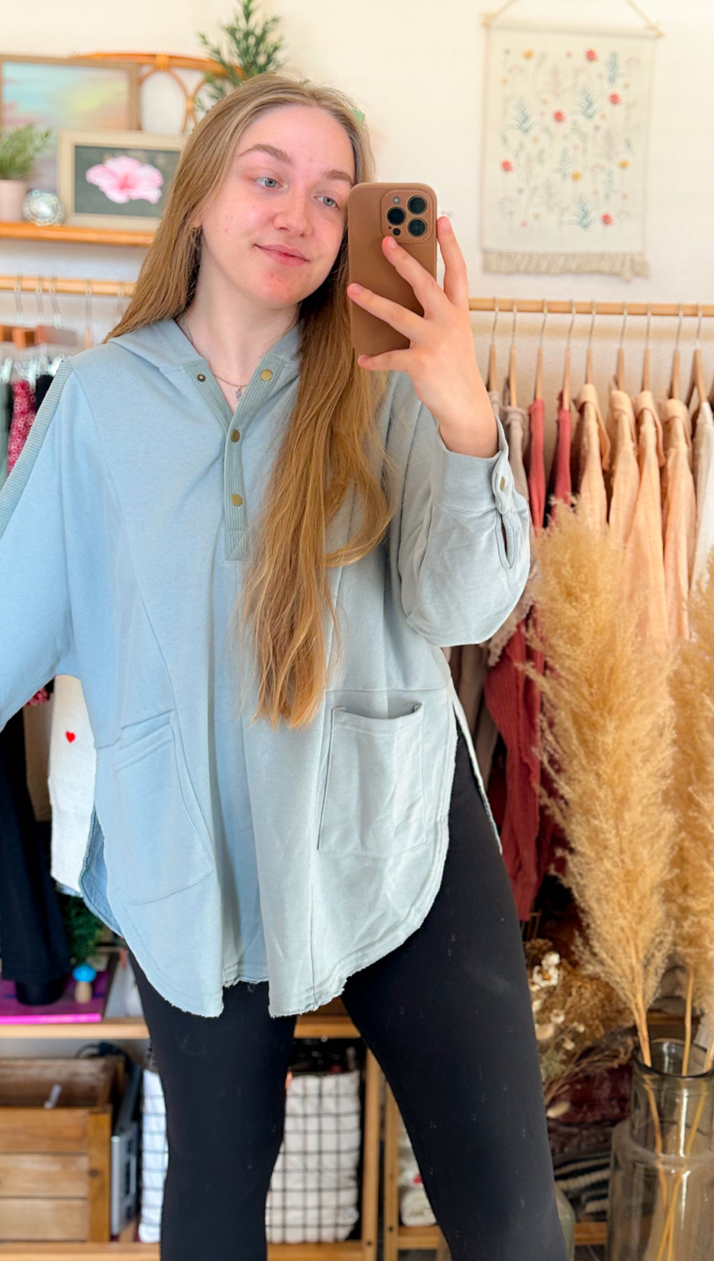 Off Duty Henley Hoodie
