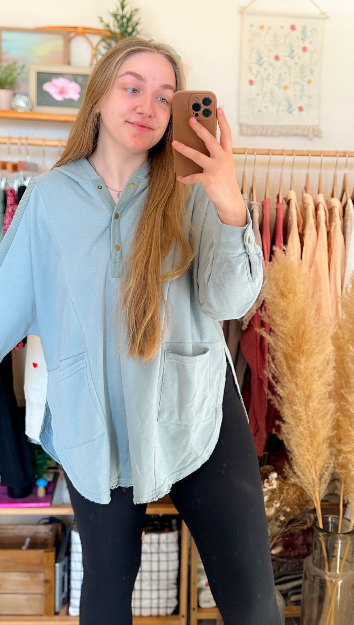 Off Duty Henley Hoodie