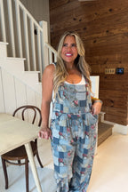 Blue Meadow Denim Overalls