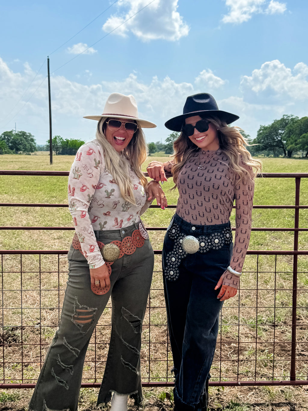 Boots & Blooms Mesh Tops